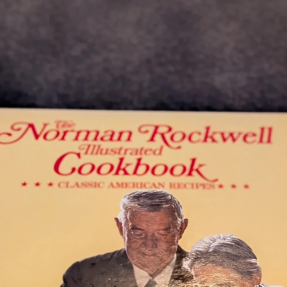 Norman Rockwell Illustrated Cookbook 1987 Hardcover Classic American Recipes